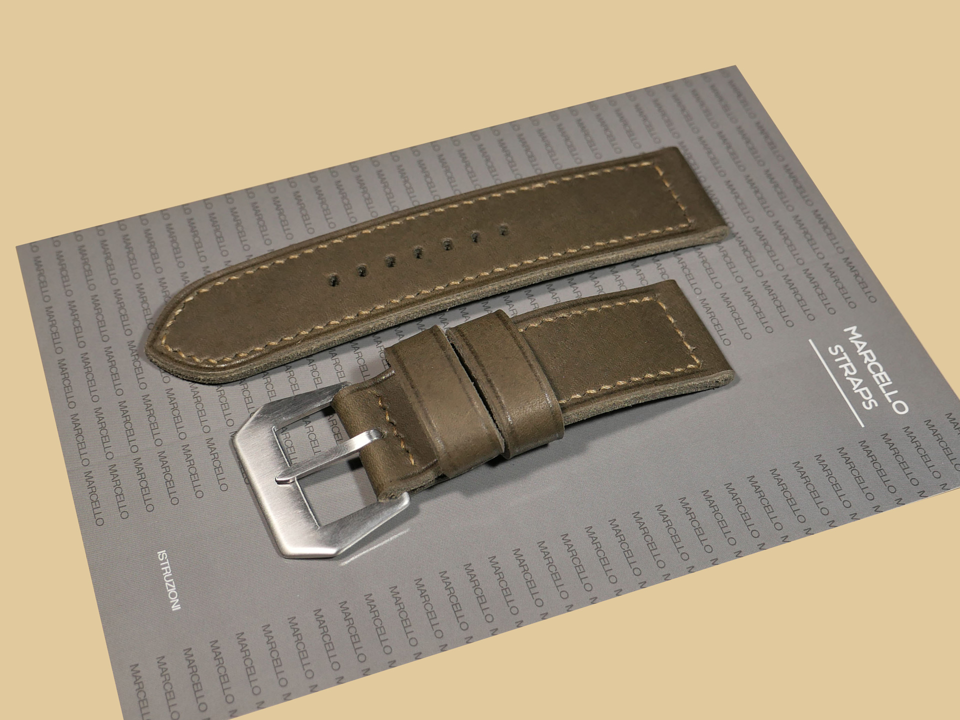 Elegant Green Watch Band Panerai IMAGE