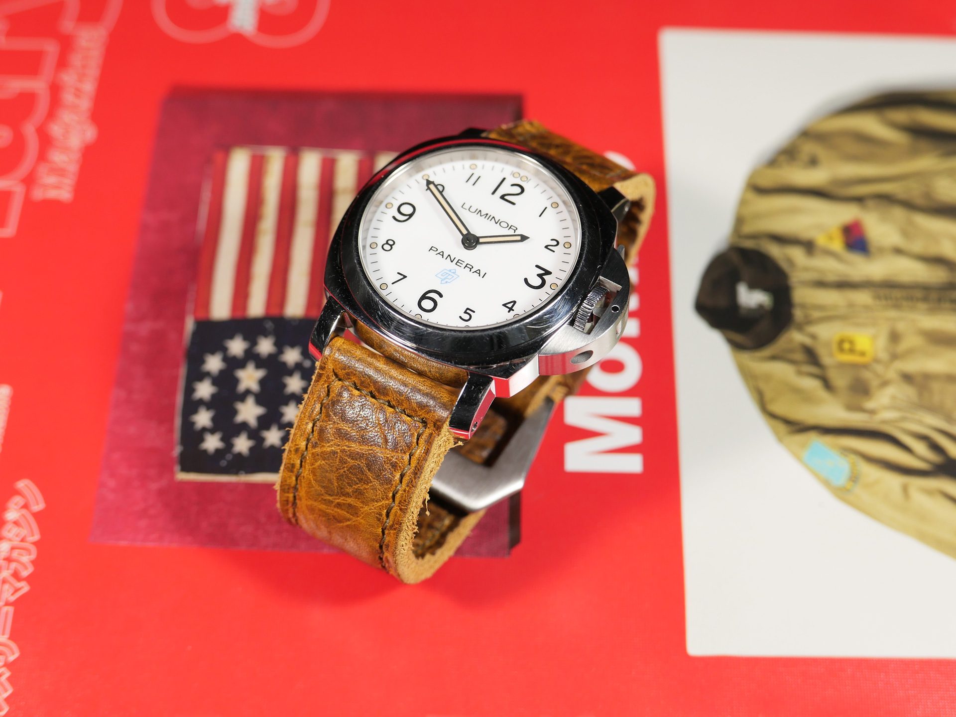 Soft Panerai strap with artisan touch IMAGE