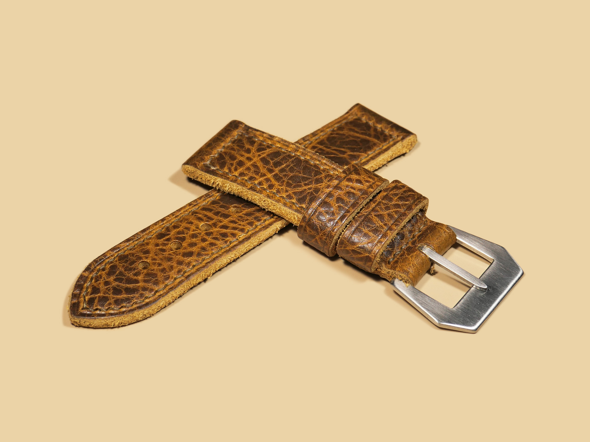 Soft Panerai watch strap for comfort IMAGE
