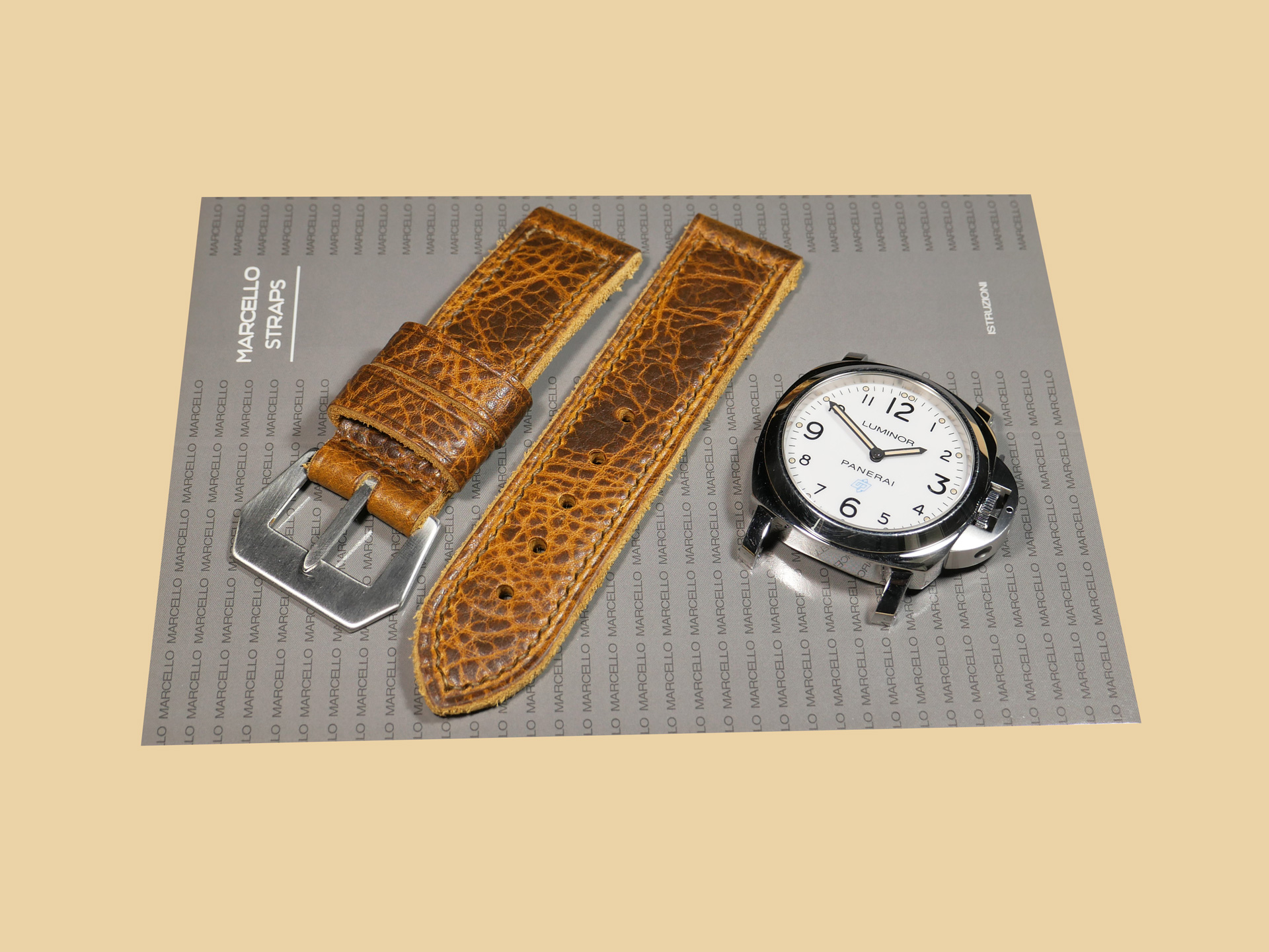 Premium soft Panerai strap design IMAGE