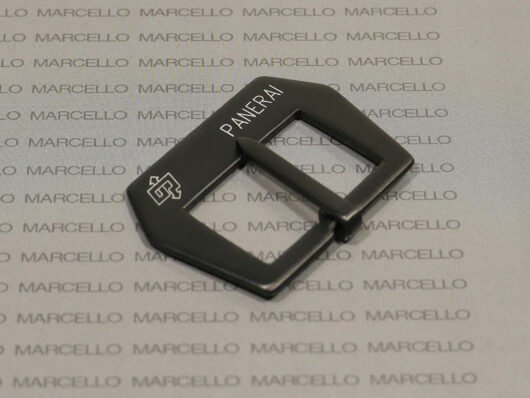 Engraved PVD Black Panerai Buckle, Vintage pin style IMAGE