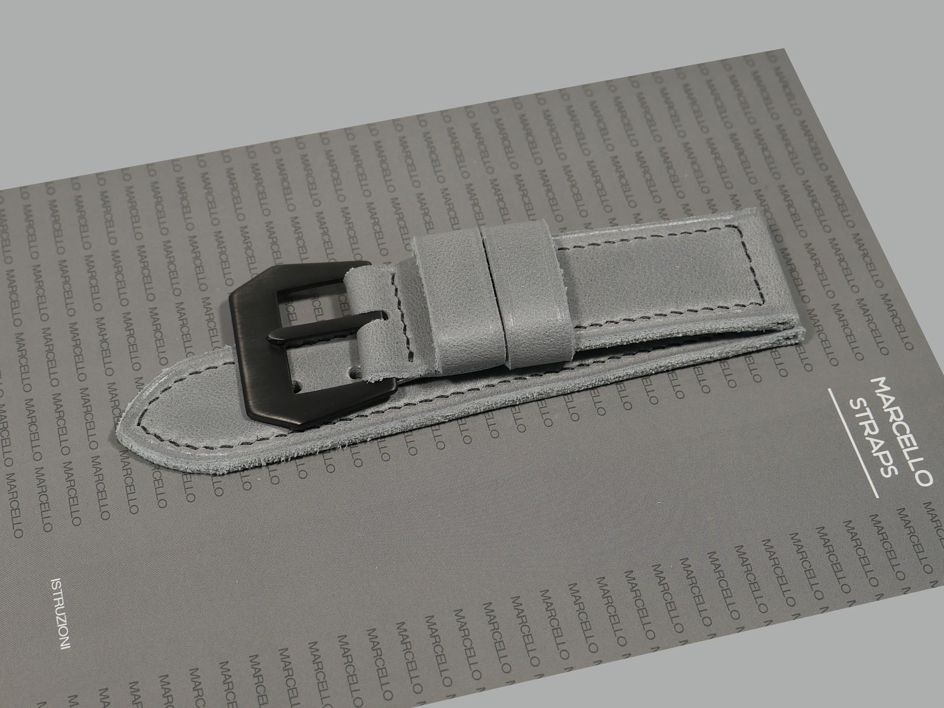 Grey Watchband for Panerai Timepiece IMAGE