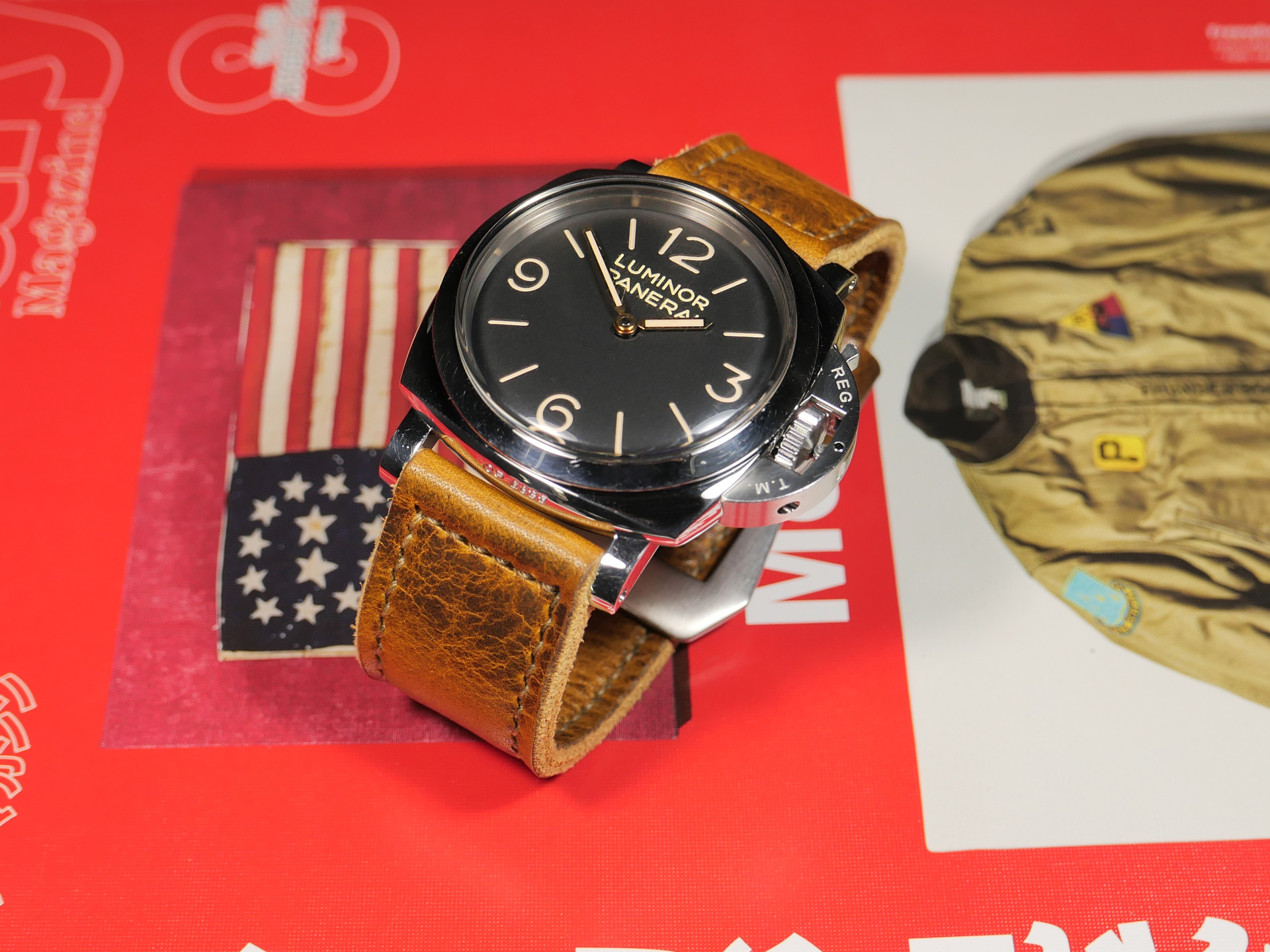 Soft Honey Tan Panerai Strap for 47mm Panerai IMAGE