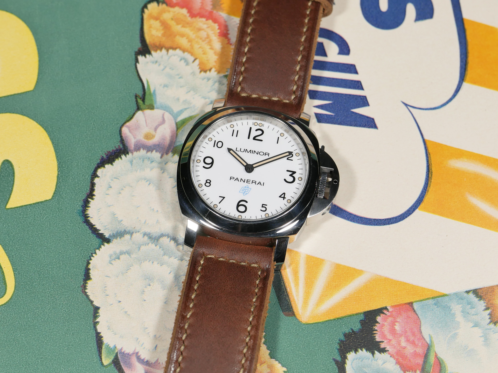 Marcello Straps Handmade Thick Brown Panerai Strap Premium Leather IMAGE