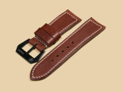Stylish Burgundy Radiomir Strap for Panerai with Black Buckle on PAM00292 IMAGE