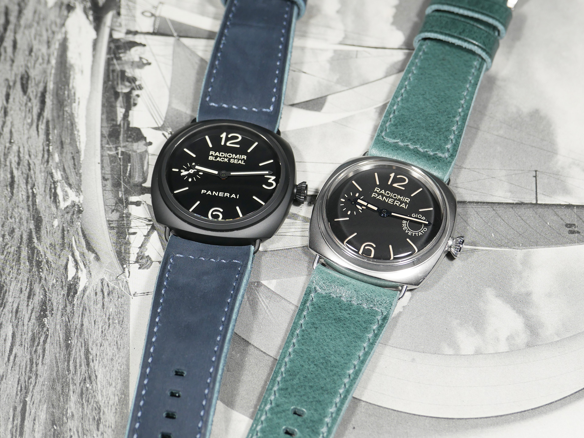 Panerai Radiomir Strap 27 22 Seven Seas Blue Suede