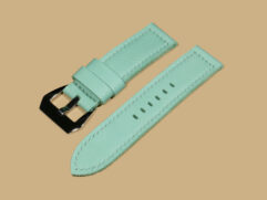 A photo of Audrey Blue Panerai DUE Strap for 42mm Panerai from Marcello Straps IMAGE