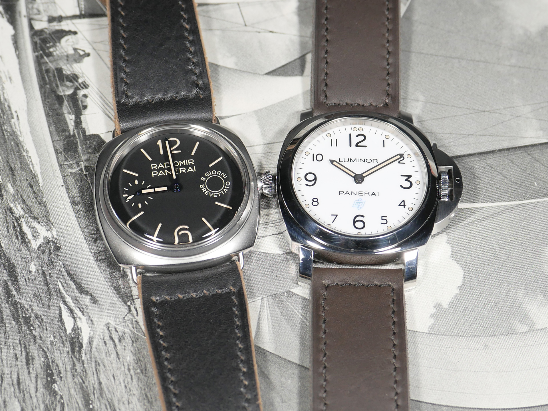 A photo of Marcello Straps Grey Panerai Strap for 44mm Panerai silicone strap IMAGE