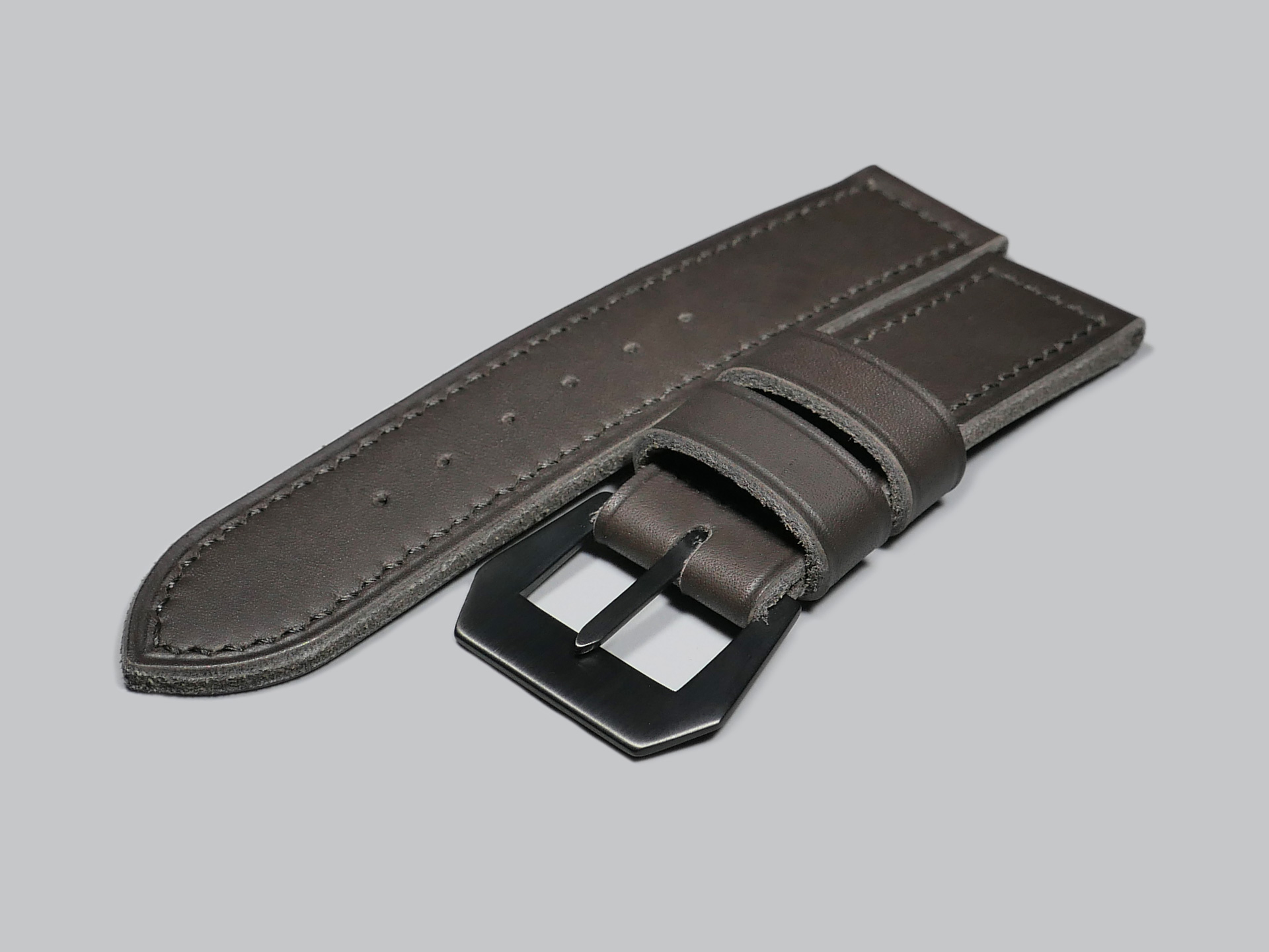 A photo of Marcello Straps Grey Panerai Strap for 44mm Panerai IMAGE