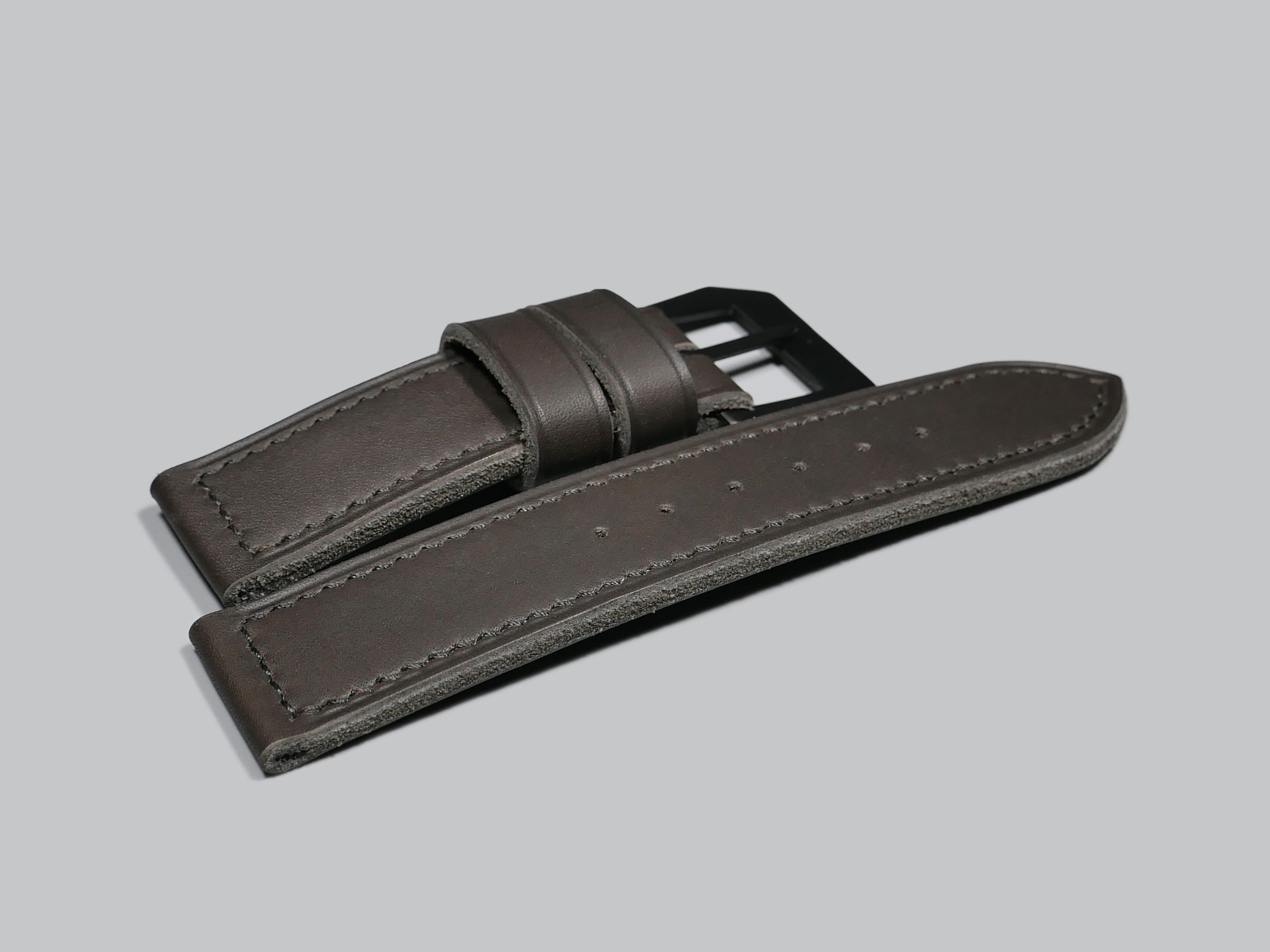 A photo of Marcello Straps strap for Grey Panerai 44mm Panerai IMAGE
