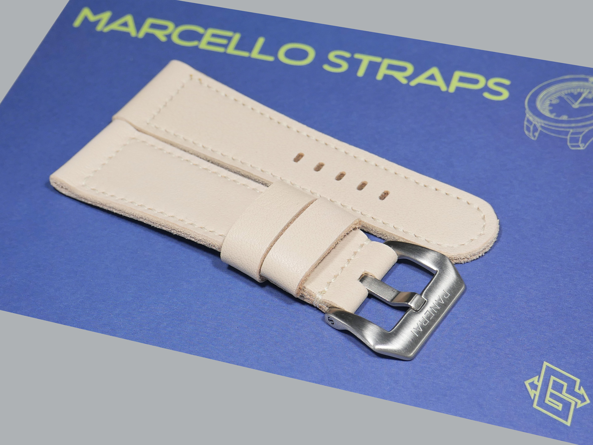 White Panerai Radiomir Strap texture