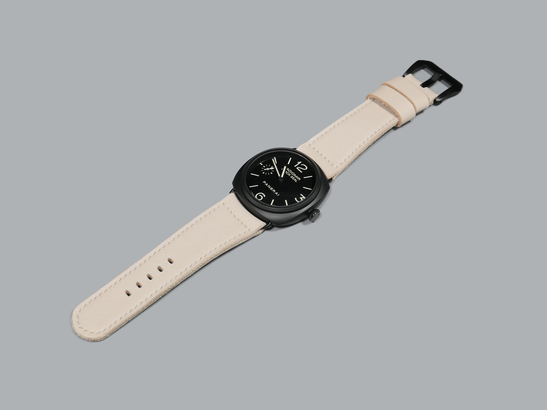 White Panerai Radiomir Strap with watch face