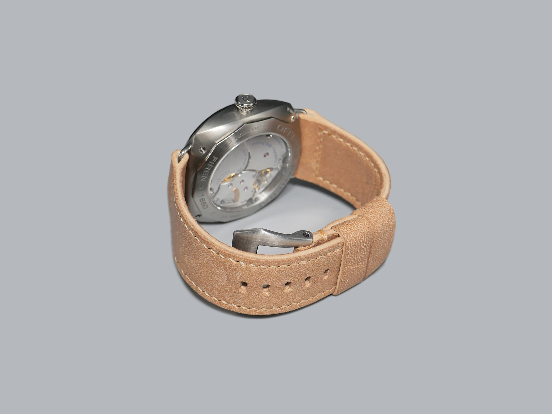 Tan Radiomir Strap by Marcello Straps IMAGE