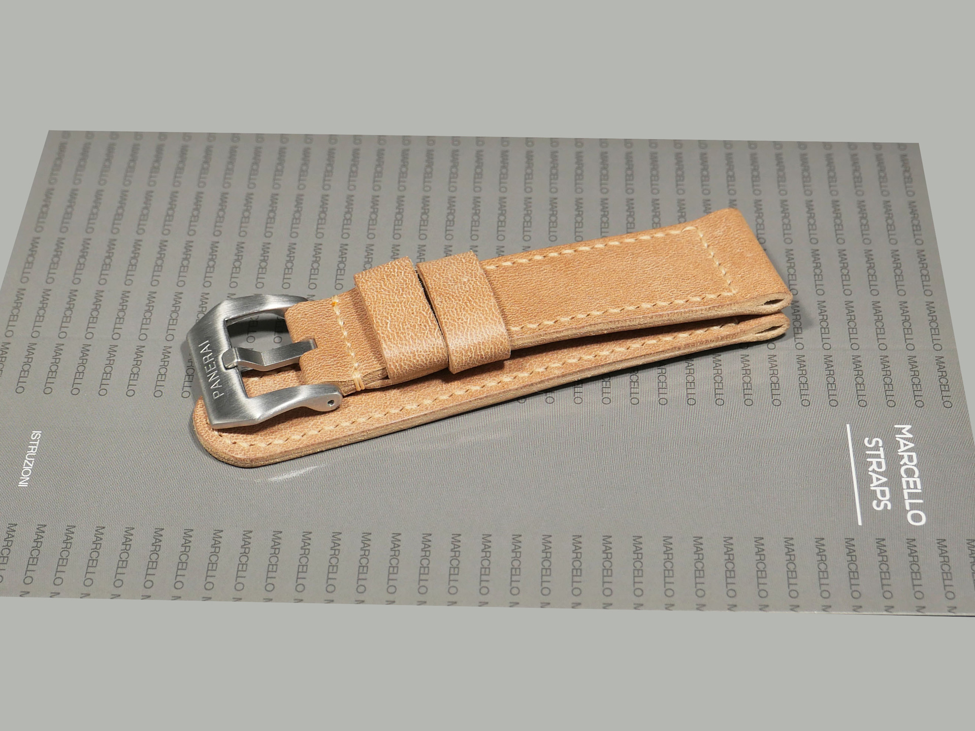 Tan Radiomir Strap leather IMAGE