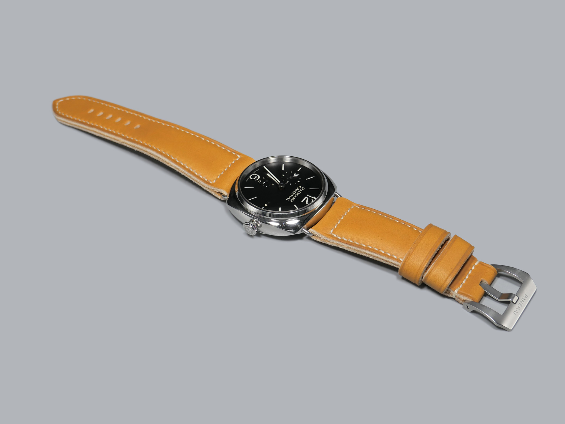 Thick Radiomir Strap with hand stitching IMAGE