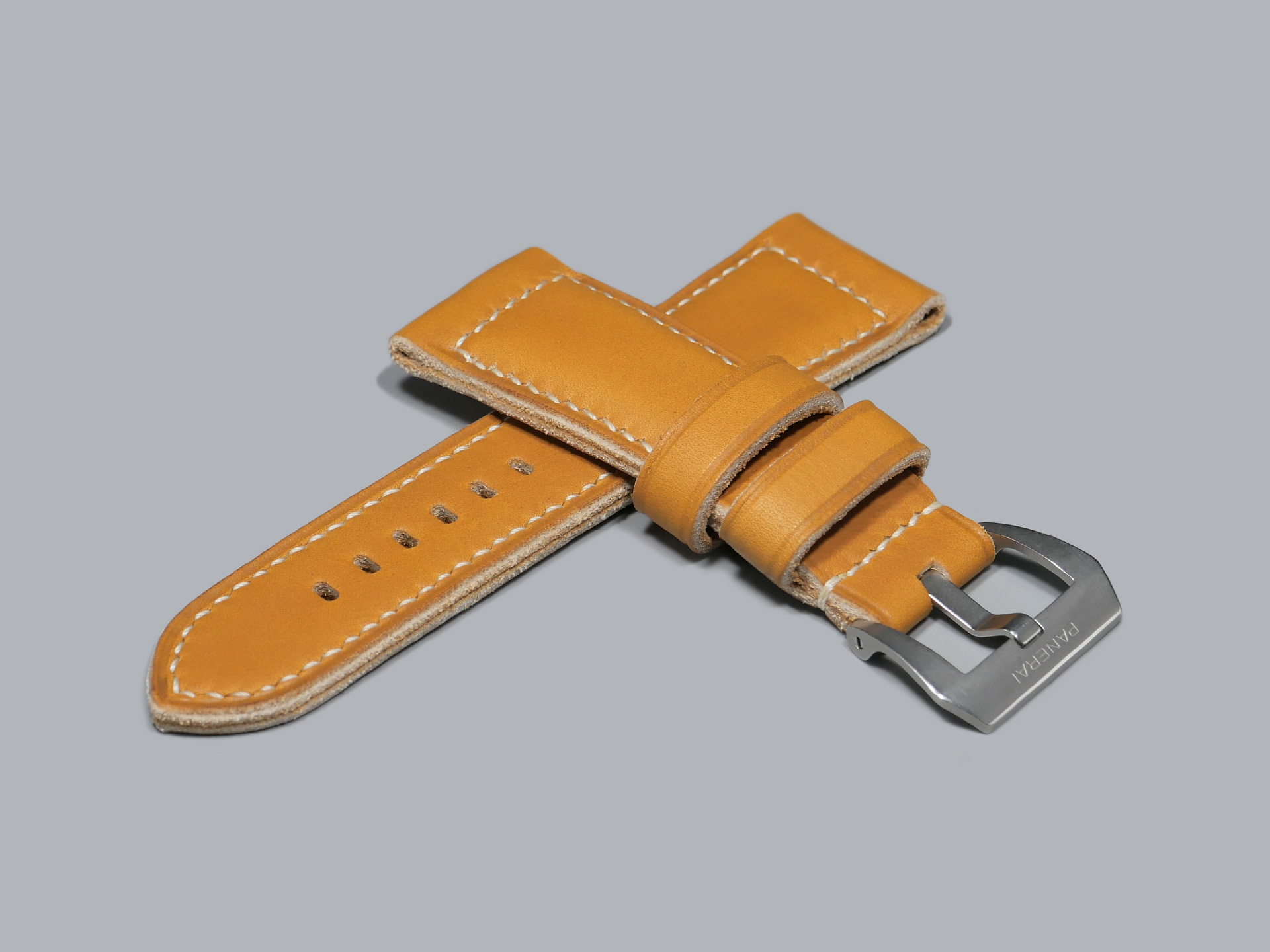 Thick Radiomir Strap on a Panerai watch IMAGE