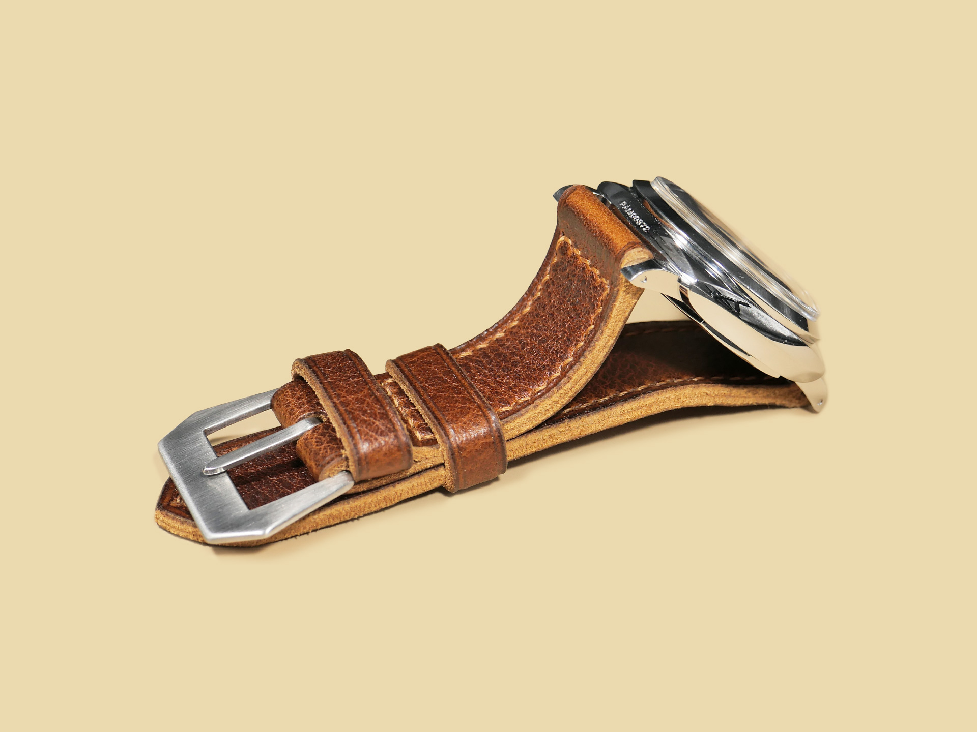 Comfortable fit 47mm Soft Panerai Strap for large Panerai watch IMAGE