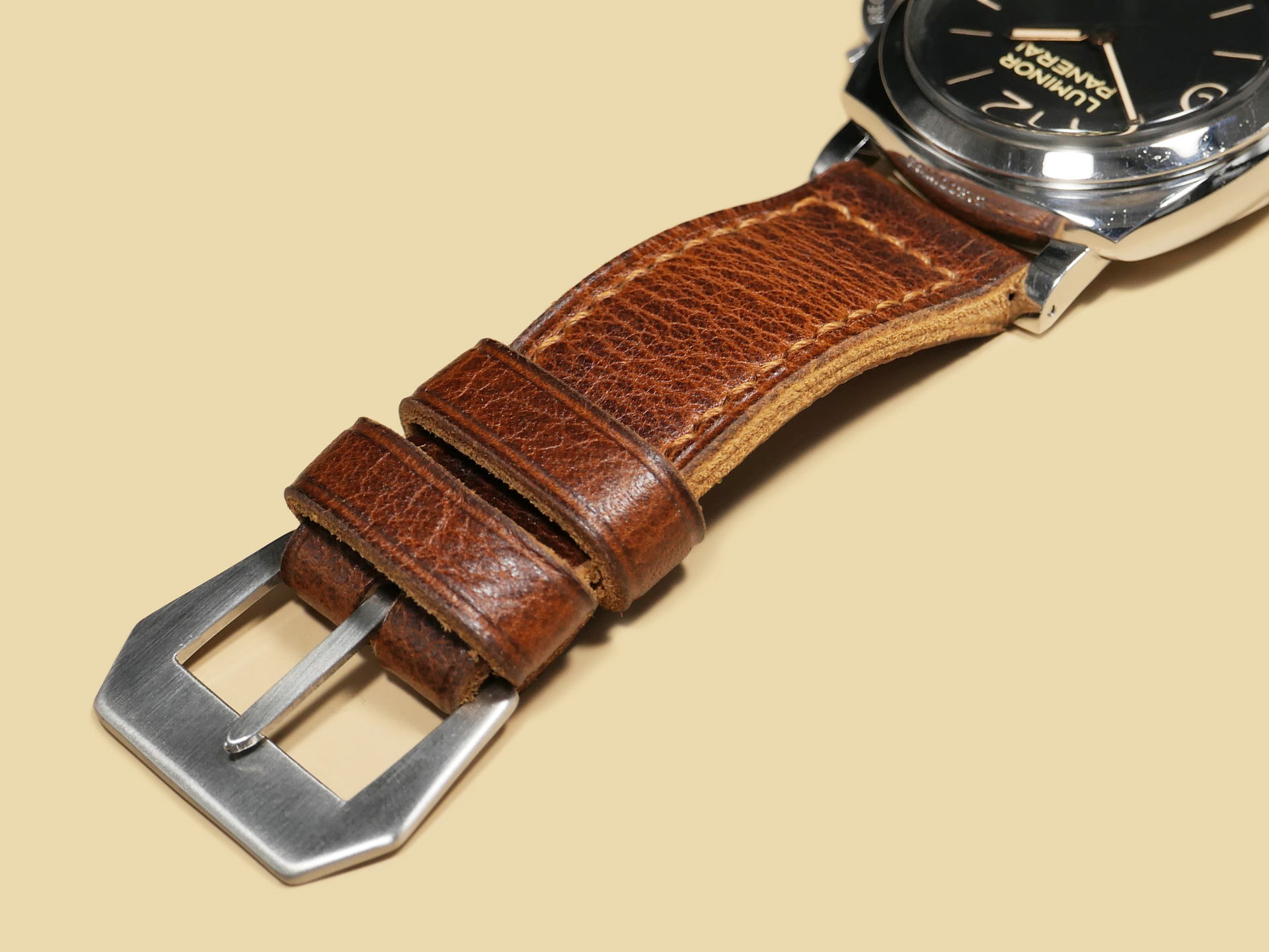 Smooth 47mm Soft Panerai Strap for large Panerai watch IMAGE