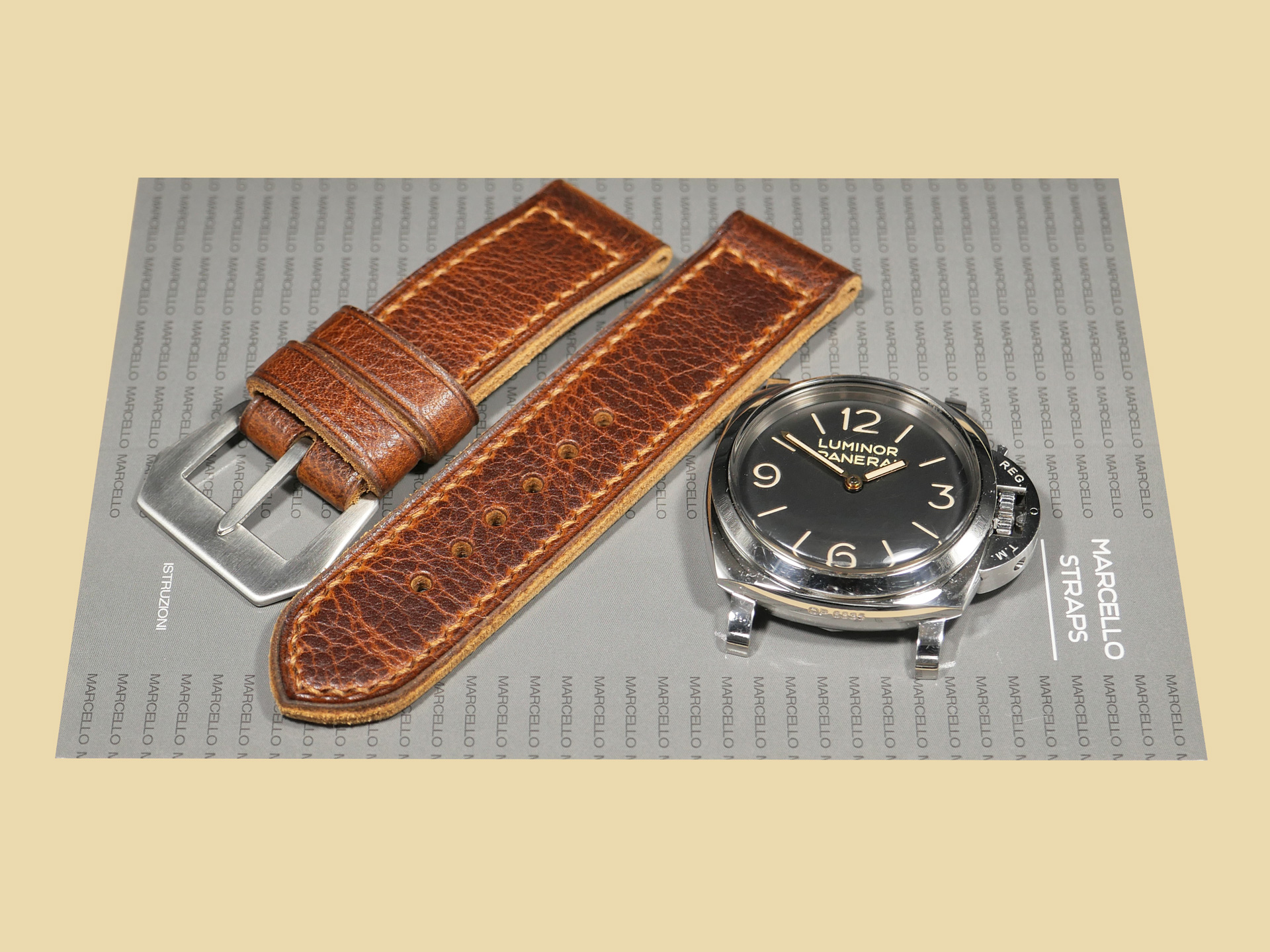 High-quality 47mm Soft Panerai Strap for large Panerai watch IMAGE