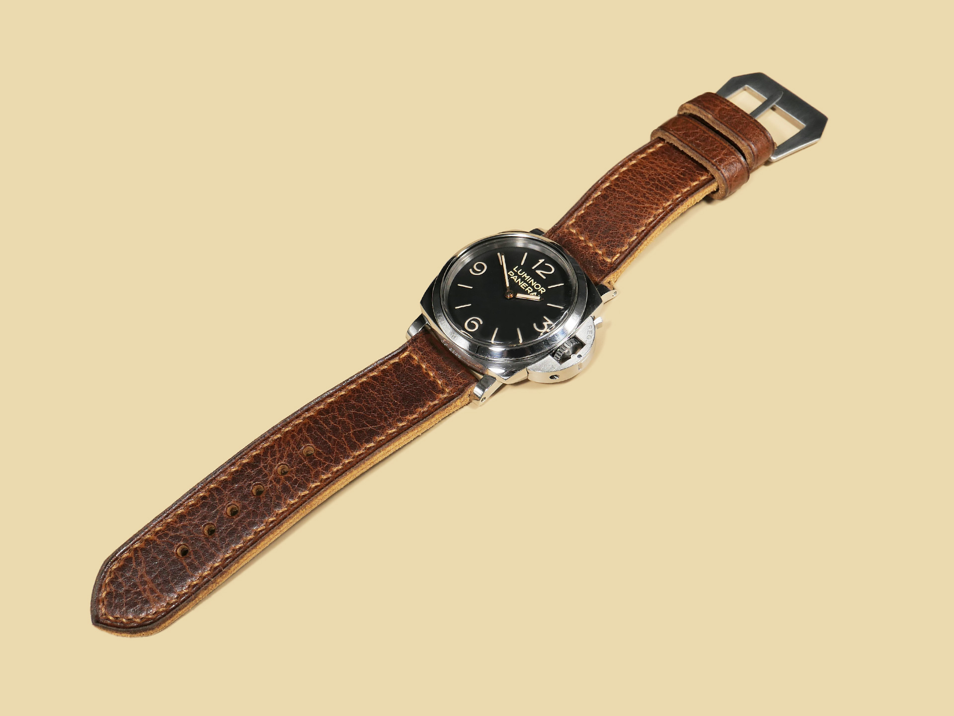 Luxury 47mm Soft Panerai Strap for large Panerai watch IMAGE