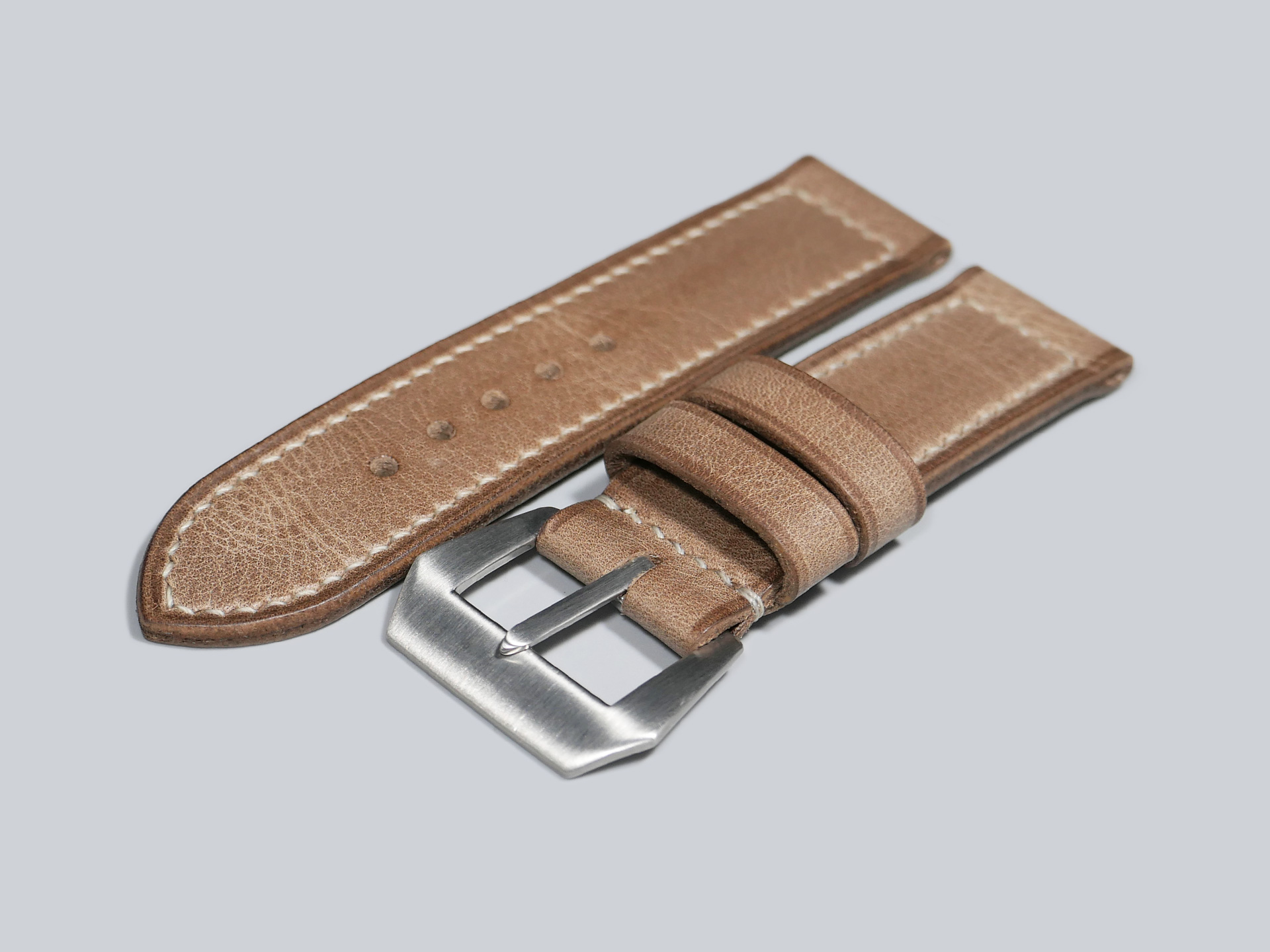 Handcrafted 44mm Slate Grey Panerai Strap from Marcello Straps