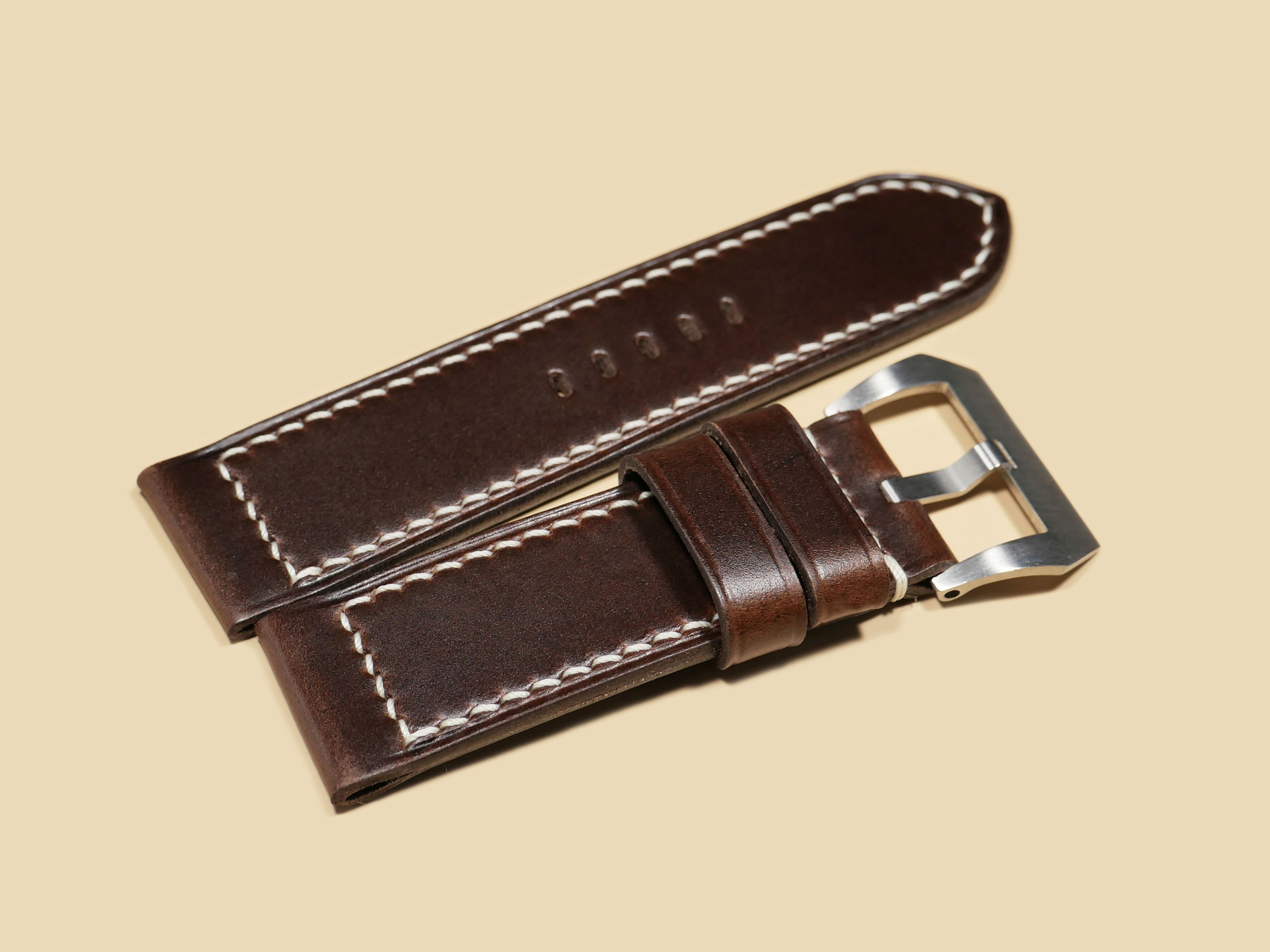 Premium OEM Style Panerai Strap in Dark Brown for 47mm Panerai Luminor