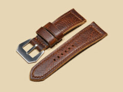 Thick Panerai Radiomir strap on PAM00992 watch close-up