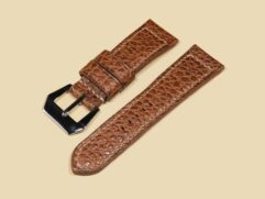 Soft Brown Panerai Radiomir Strap with Polished pre-V Buckle on PAM00323
