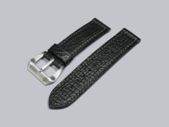 Panerai Black Shark Strap made of shark leather for 44mm Panerai watches.