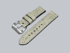 Mint grey Panerai shark skin strap close-up