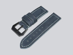 Suede Blue Panerai Strap Handmade by Marcello Straps
