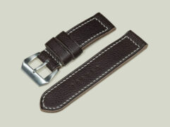 espresso brown Panerai strap for 47mm watches
