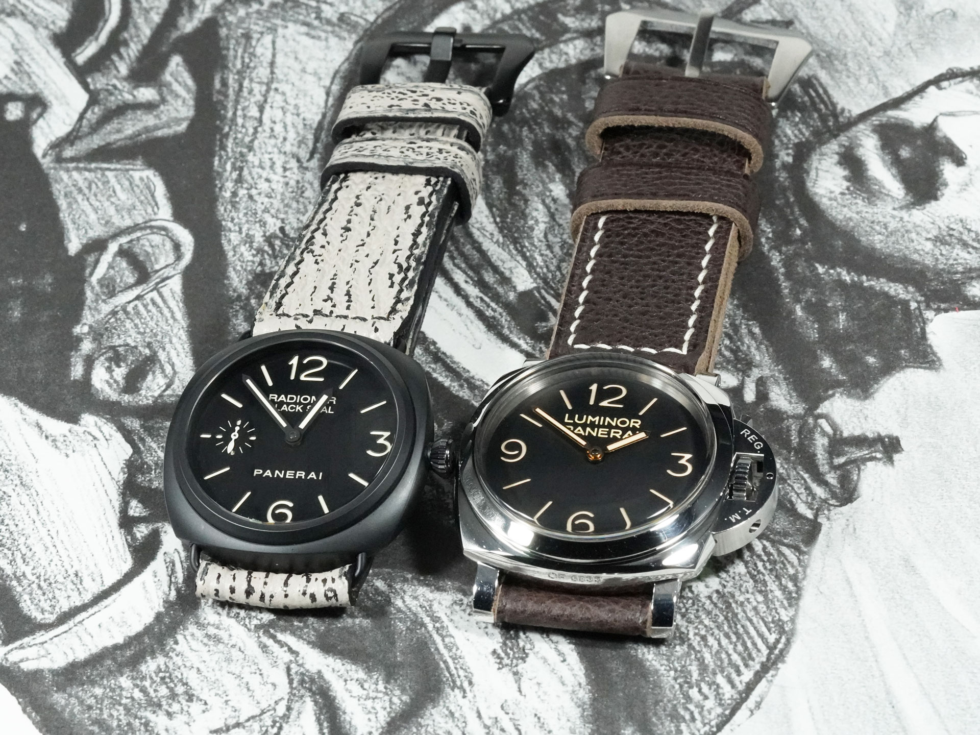 espresso brown Panerai strap 47mm luxury accessory