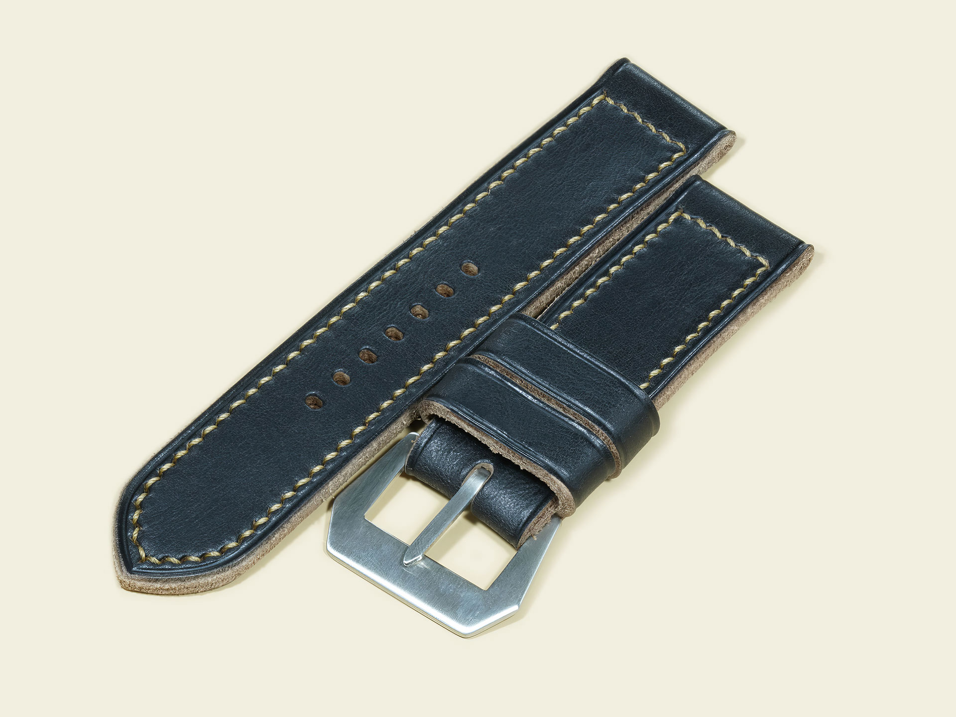 26mm straight cut Panerai Luminor strap for PAM00372 by Marcello Straps