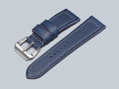 blue Panerai Radiomir strap handmade for PAM00183