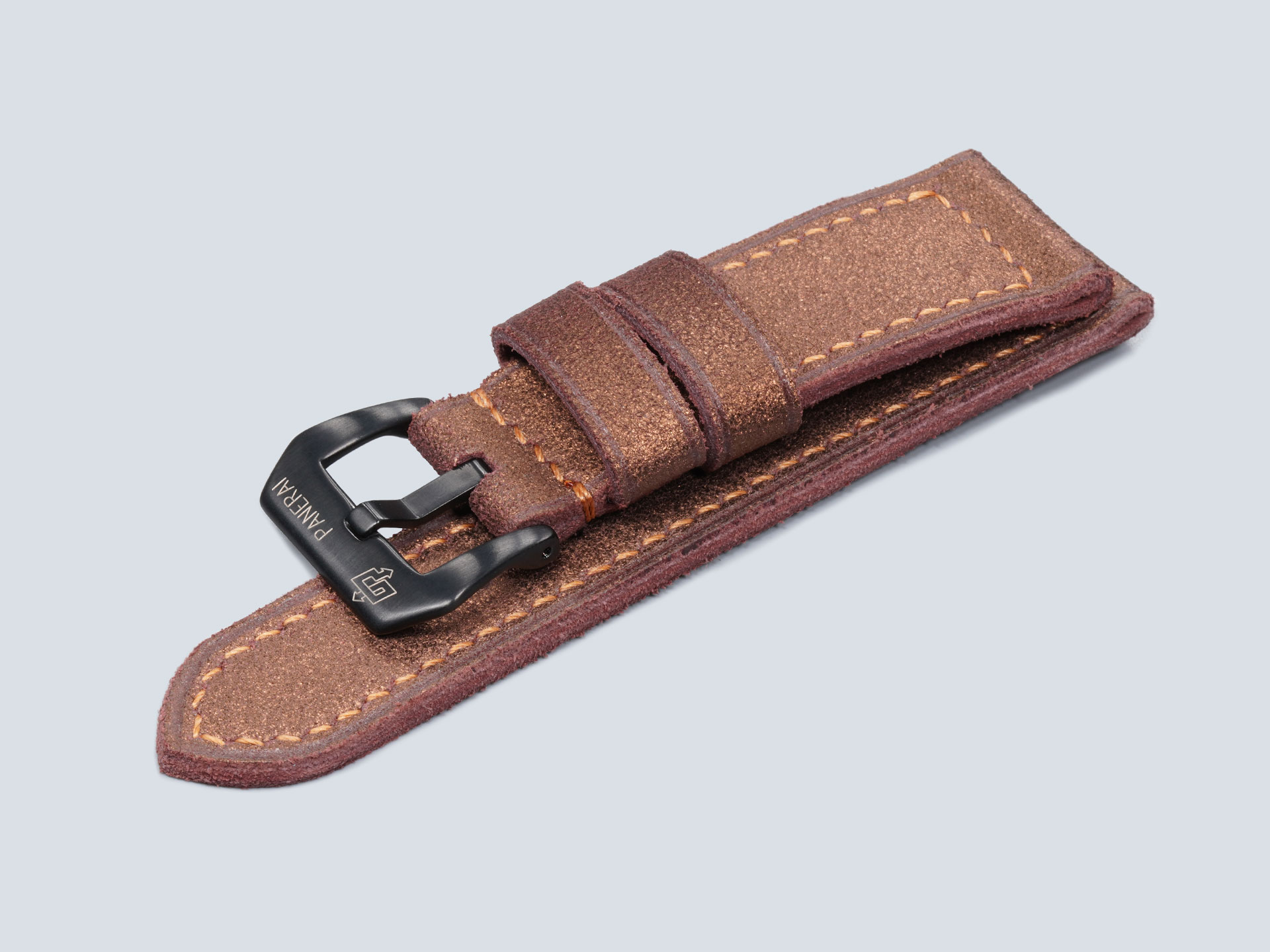 Unique Panerai Radiomir Strap fitted with OEM buckle
