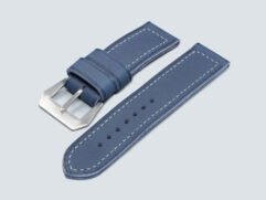 Thick Blue Panerai Strap mounted on PAM00372