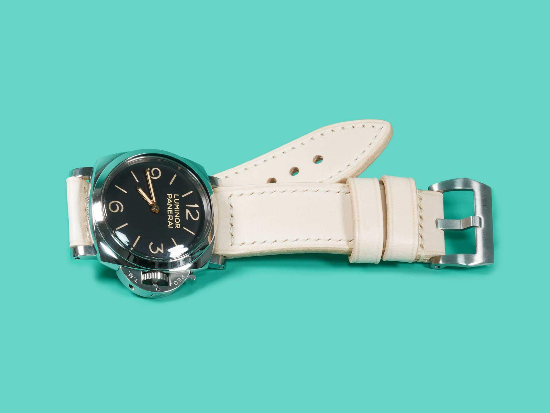 Marcello Straps Light Tan Panerai 47mm Strap