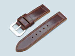 4.5mm thick vintage leather strap for Panerai PAM00372.