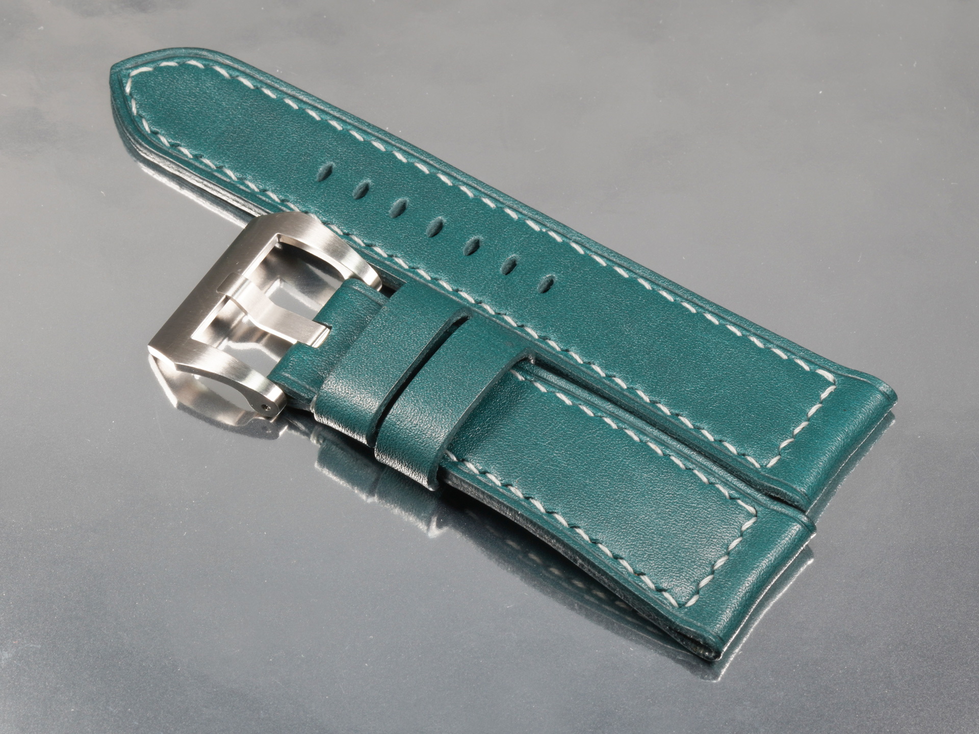 marcello-straps-handmade-green-panerai-radiomir-strap
